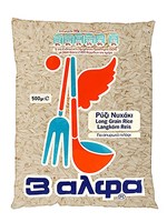 Ρύζι Νυχάκι 3 Άλφα 500gr - OneSuperMarket